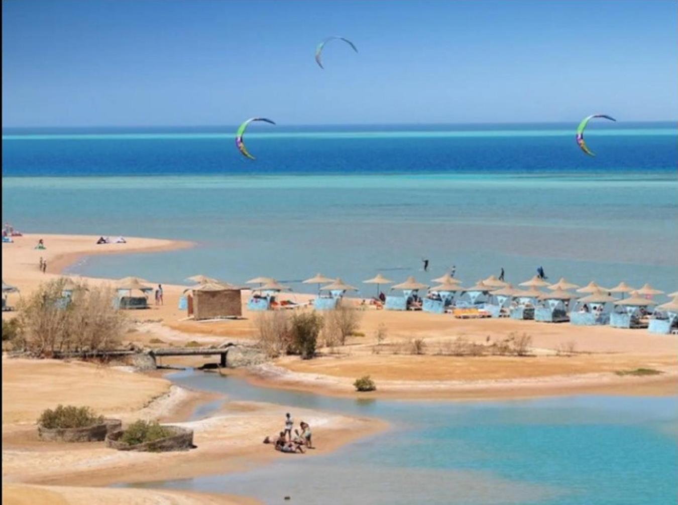 הורגהדה Joynant-Gouna Kite Road-2Room Mangroovy Free Beach Access - Pool View- מראה חיצוני תמונה